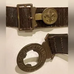 m&m's　　　　　　　　　　　　MHL WIDE SCOUTS BELT m&m's MHL WIDE SCOUTS BELT M. M Connell Solid Brass Boy